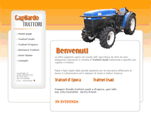 Tablet Screenshot of gagliardotrattori.com